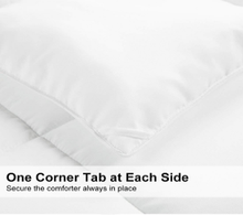 Comforter Soft Summer Cooling Goose Down Alternative Duvet Insert 2100 Quilt with Corner Tab for all Season, Prima Microfiber Filled Reversible Hotel Collection
