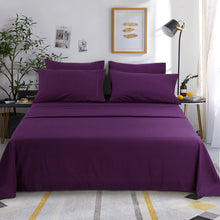 Microfiber Bed Sheet Set - Made Of 1800 Thread Count 100% Microfiber Polyester - Extra Deep Pocket - Stain Resistant, Warm, Breathable And Hypoallergenic - 3/4 Piece (Purple) - TEKAMON